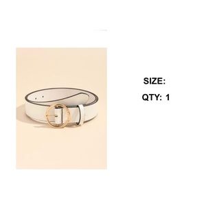 SHEIN- Round Belt Buckle